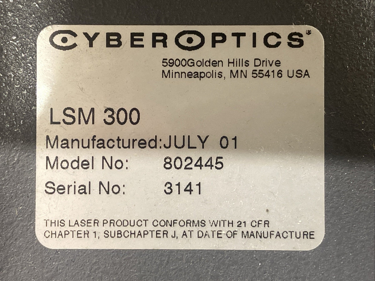 CyberOptics LSM300 Laser Inspection System - Maverick Industrial Sales