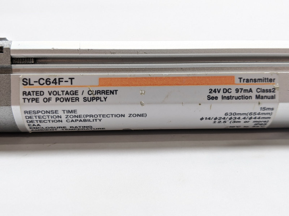 SL-C64F-T | KEYENCE Light Curtain Transmitter - For parts or not working - Maverick Industrial Sales