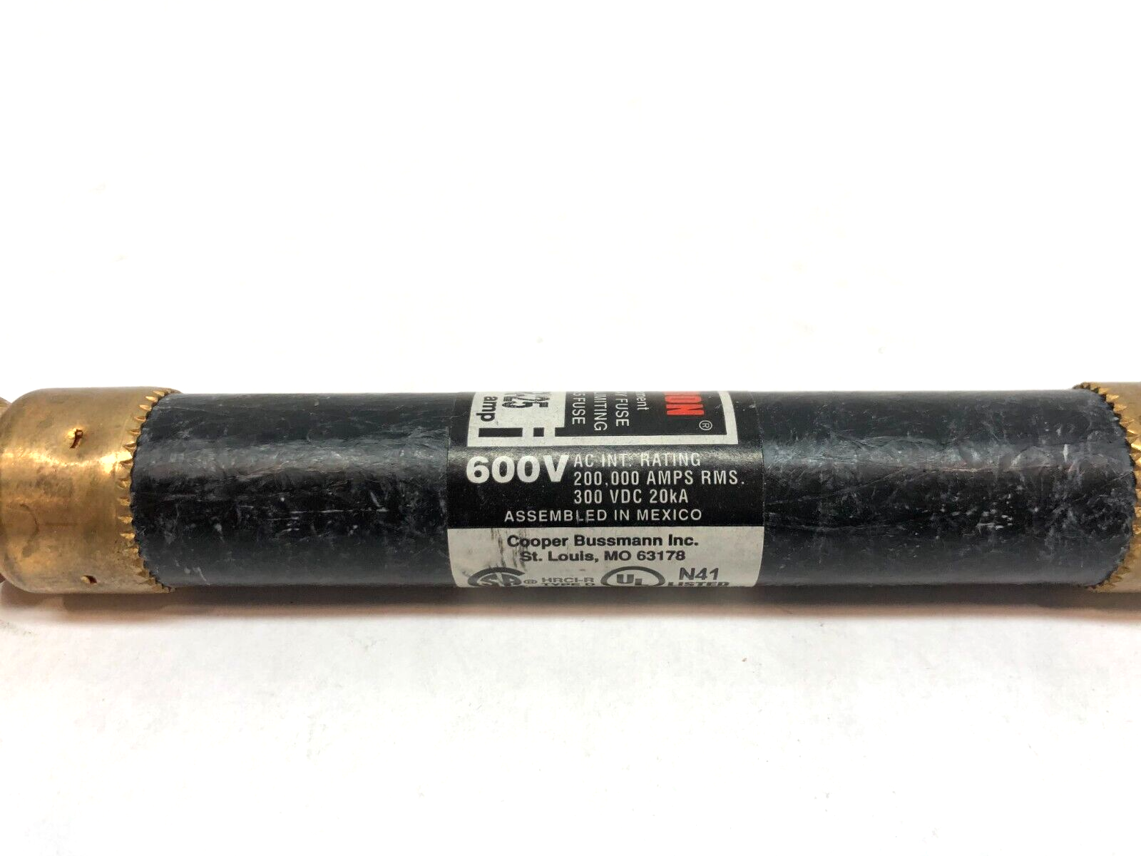Bussman Fusetron FRS-R-25 Dual-Element Time Delay Fuse, 25A, 25 Amp - Maverick Industrial Sales
