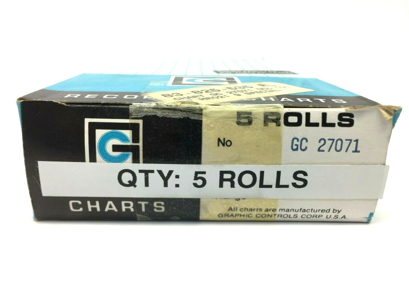 Graphic Controls GC 27071 Recording Charts PKG OF 5 - Maverick Industrial Sales