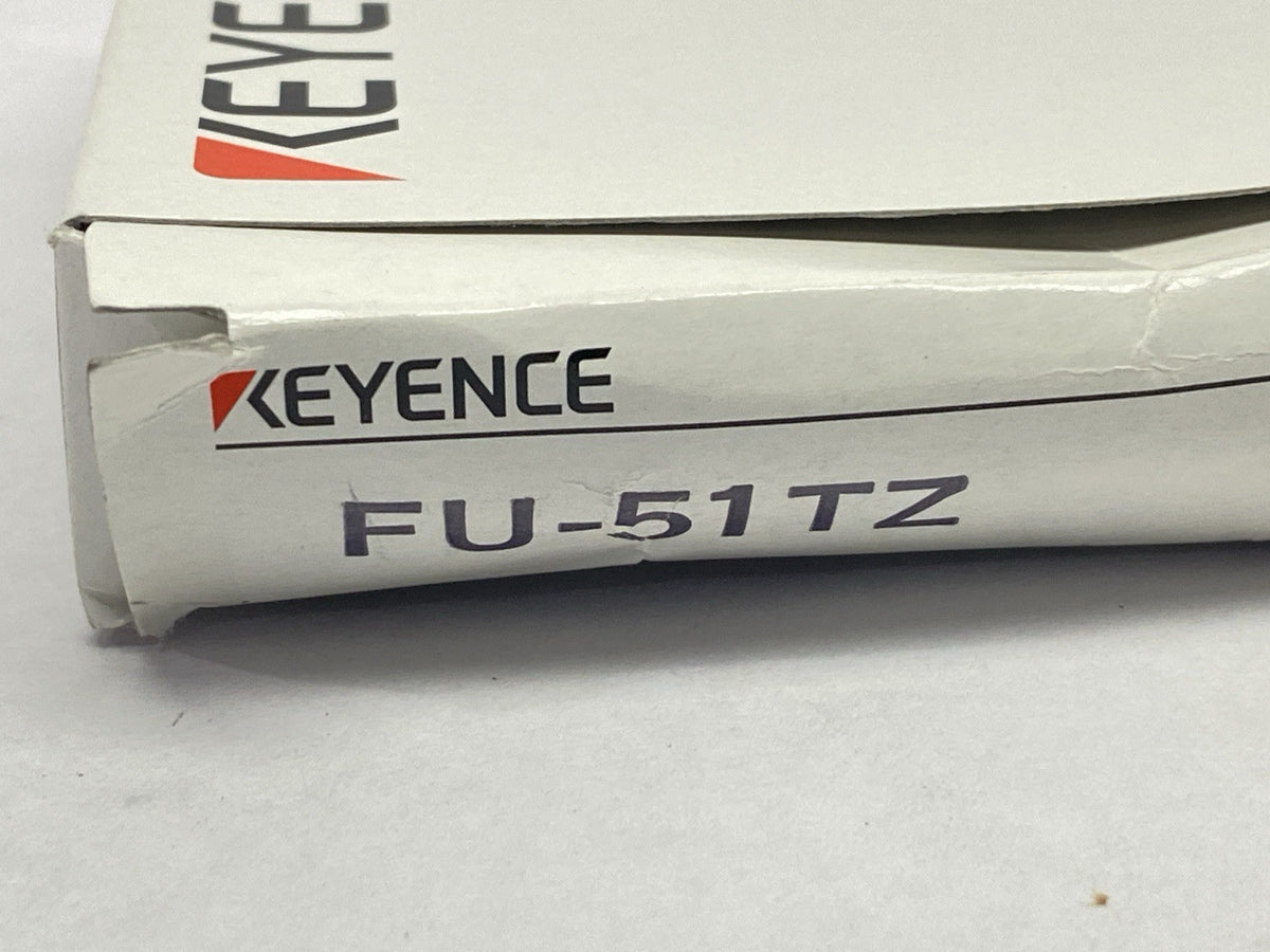 Keyence FU-51TZ Transmissive Fiber Optic Unit Thru-Beam Type - Maverick Industrial Sales