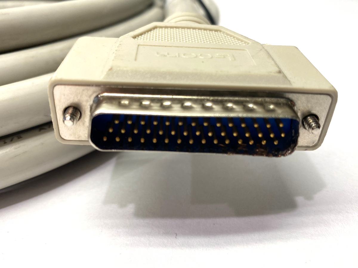 L-Com CHD44MF-25 Deluxe Molded D-Sub Cable, HD44 Male to Female, 25' - Maverick Industrial Sales