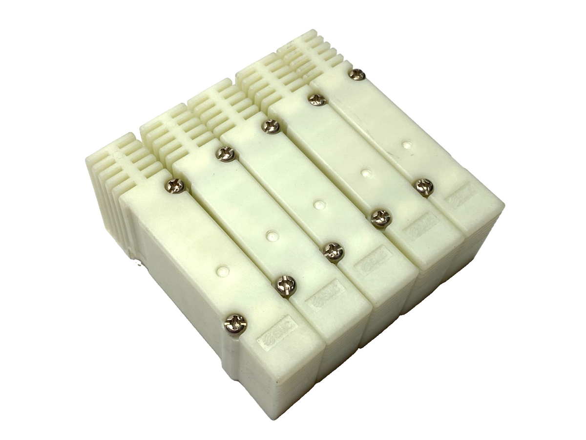 SMC SY50M-26-1A-NA Pneumatic Valve Manifold Blanking Plate Assembly LOT OF 5 - Maverick Industrial Sales
