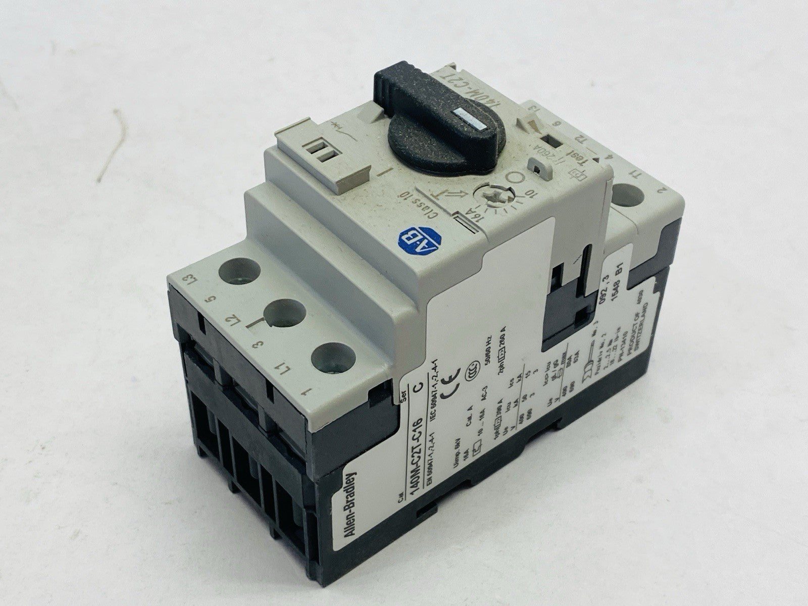 Allen Bradley 140M-C2T-C16 Ser. C Circuit Breaker Motor Protection 10/16A 3P - Maverick Industrial Sales