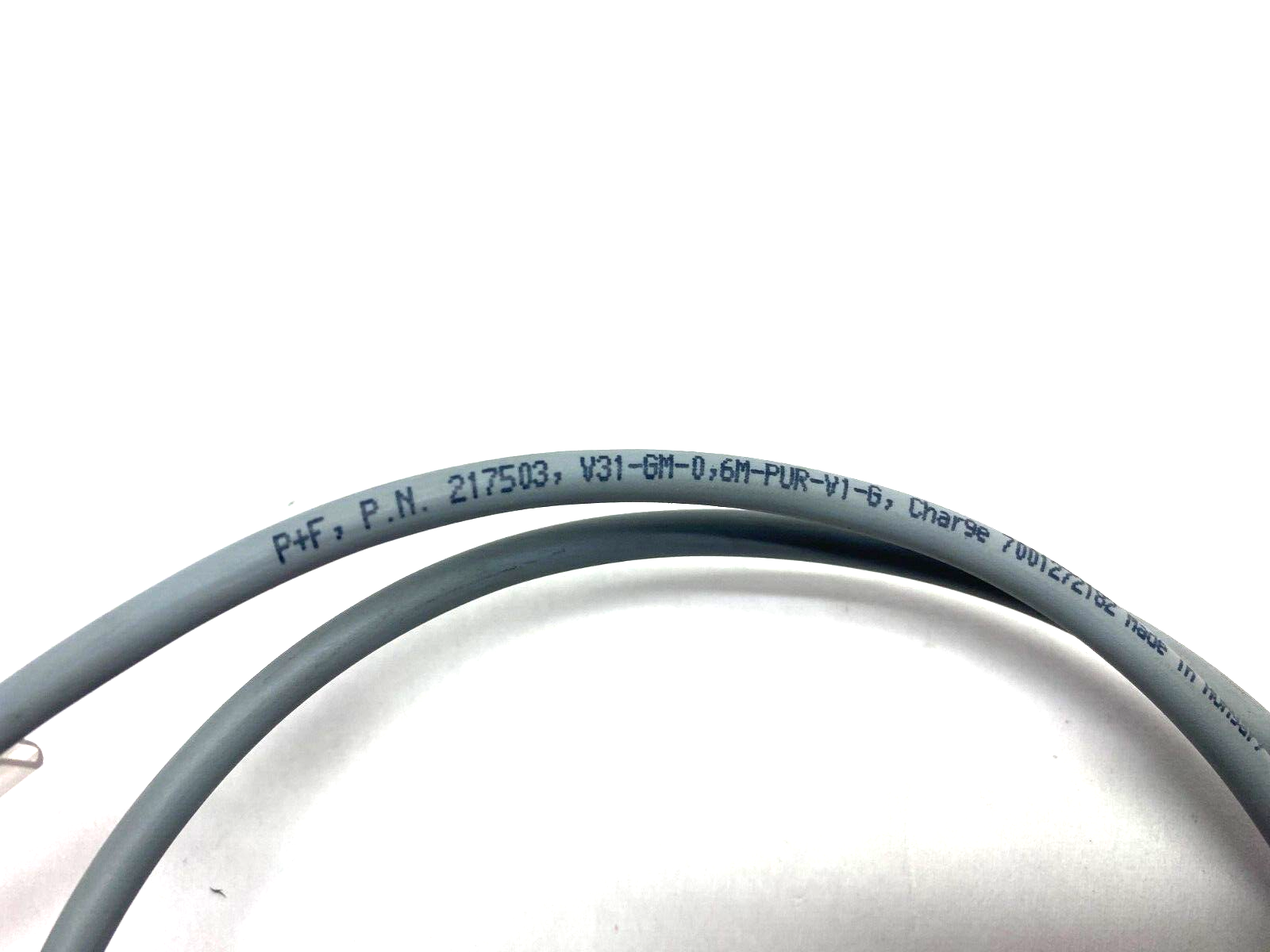 V31-GM-0,6M-PUR-V1-G, 217503 | Pepperl+Fuchs V31-GM-0,6M-PUR-V1-G Double-Ended Connection Cable 217503 - New Other - Maverick Industrial Sales