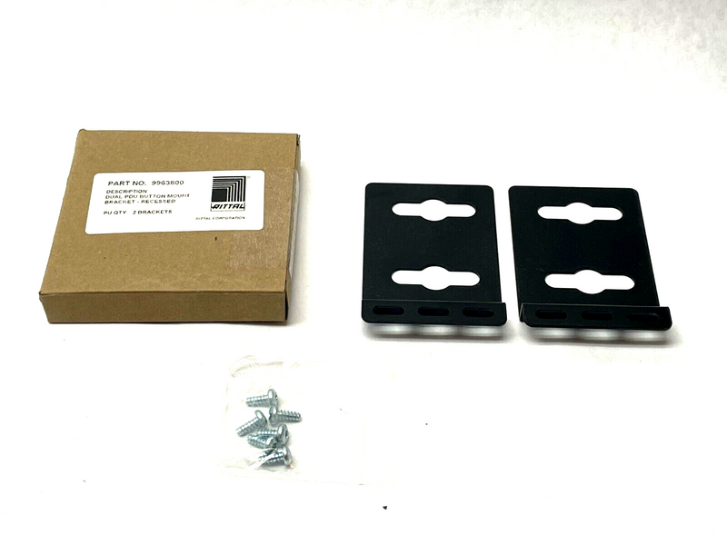 Rittal 9963800 Dual Button Mount Bracket Set - Maverick Industrial Sales