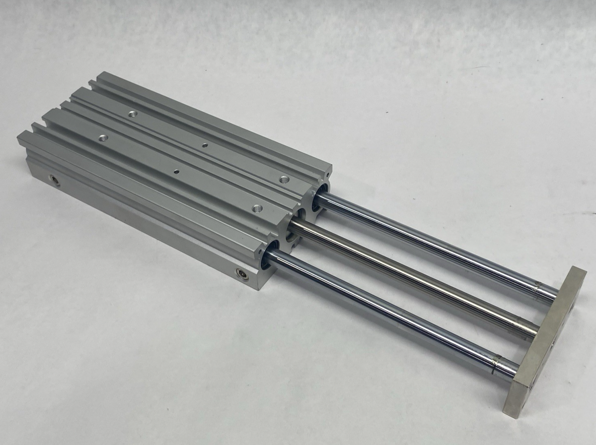 MGPL20-150Z | SMC Compact Slide Bearing Guided Cylinder 150mm Stroke 20mm Bore - Used - Maverick Industrial Sales