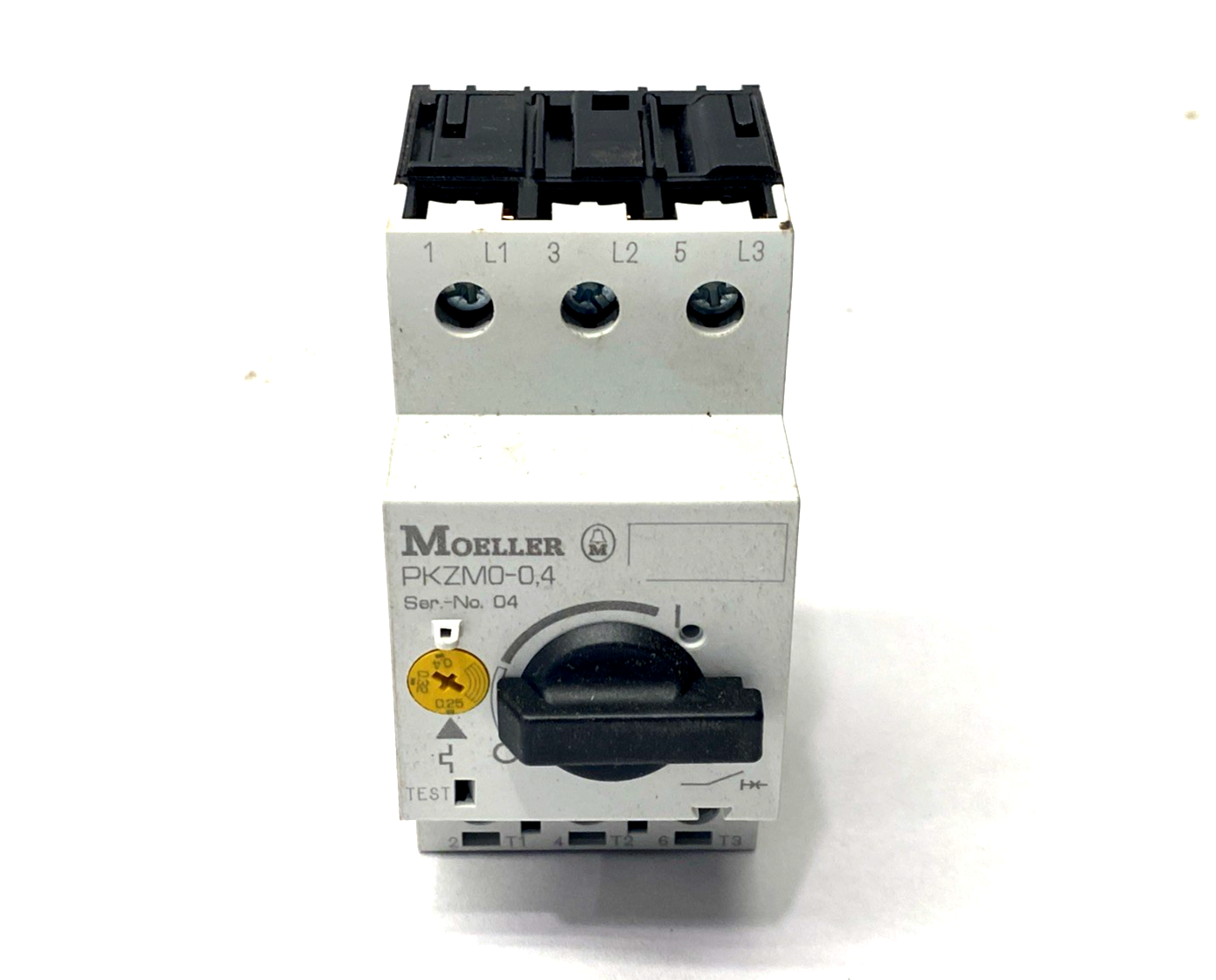 Moeller PKZM0-0,4 Motor Control Circuit Breaker 0.25-0.4A PKZM0-0.4 - Maverick Industrial Sales