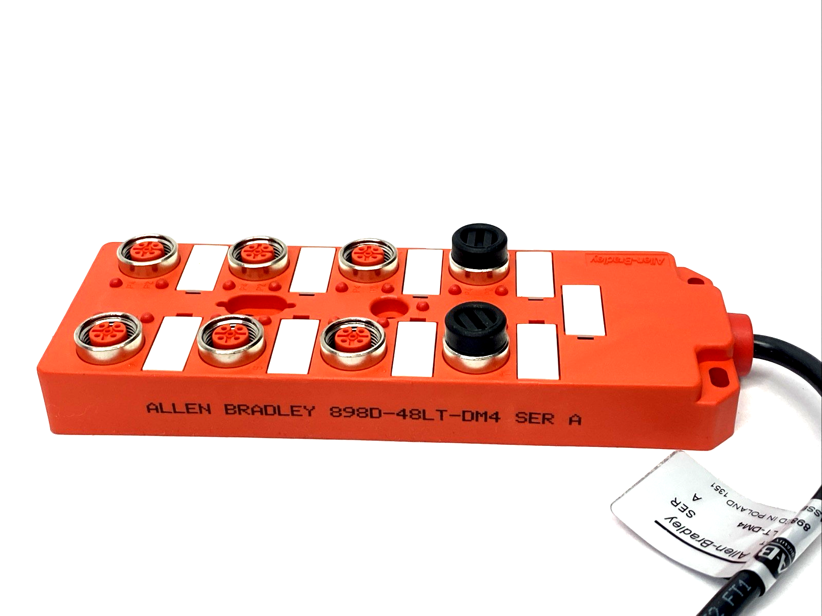 898D-48LT-DM4 | Allen Bradley Ser A 8-Port Dual Channel M12 4-Pin Distribution Box - New – Open box - Maverick Industrial Sales