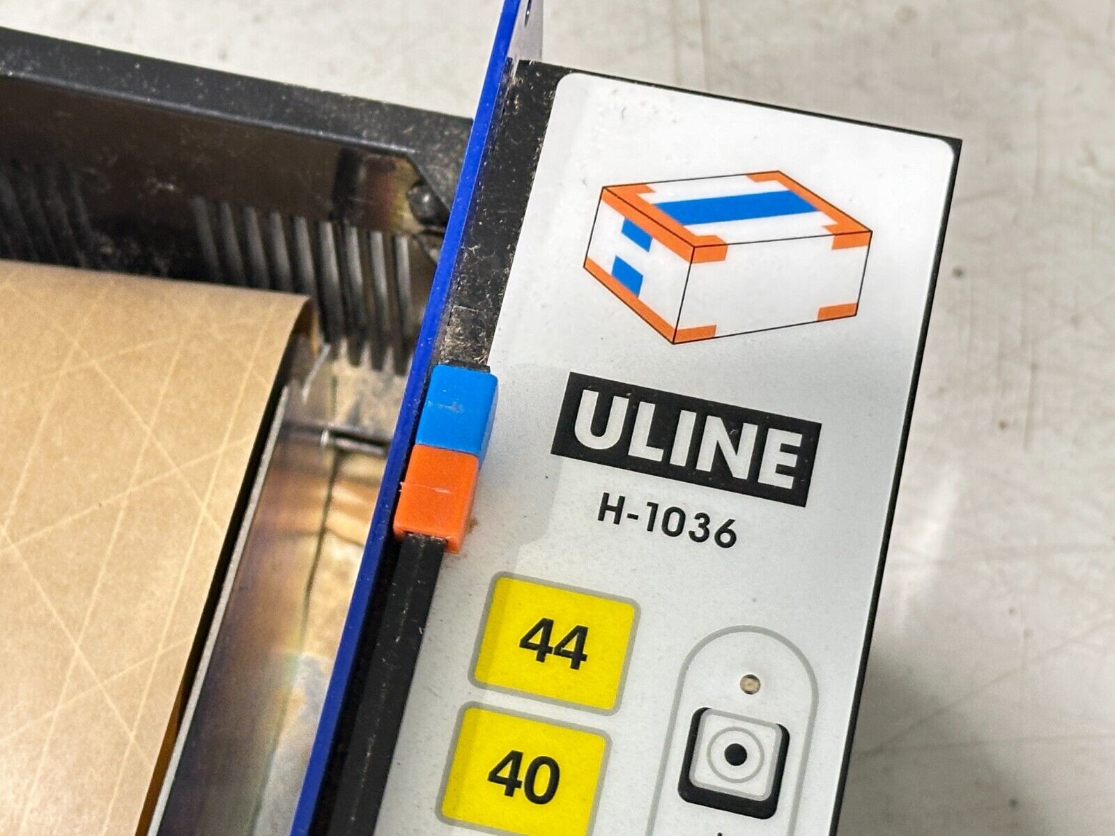 Uline H-1036 Electronic Touch Tape Dispenser w/ Heat MISSING H-725WB H-1036-RLLR - Maverick Industrial Sales
