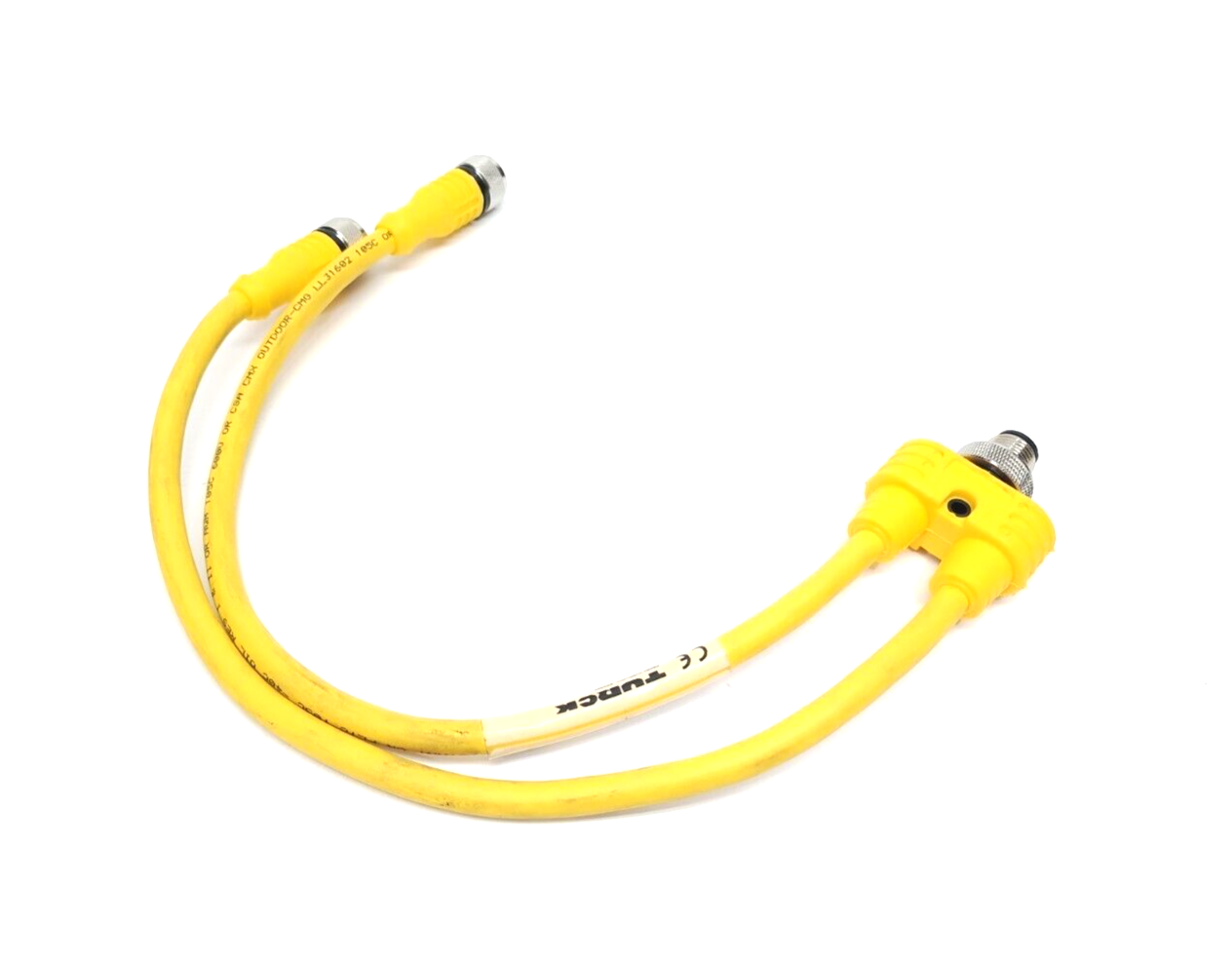 Turck YBZ2-FSM4.4/2RKC4T-0.3/0.3/S1587 2-Branch Splitter Cable M12 U2-08011 - Maverick Industrial Sales