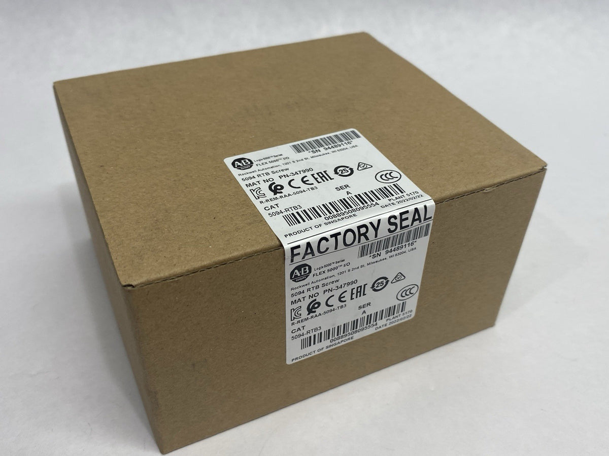 5094-RTB3 | Allen Bradley Ser. A FLEX 5000 I/O RTB Screw Terminal Module - New - Maverick Industrial Sales