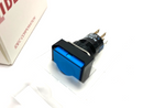 IDEC AL6H-M23P-S Rectangular Illuminated Pushbutton Blue 16mm A6 Series - Maverick Industrial Sales