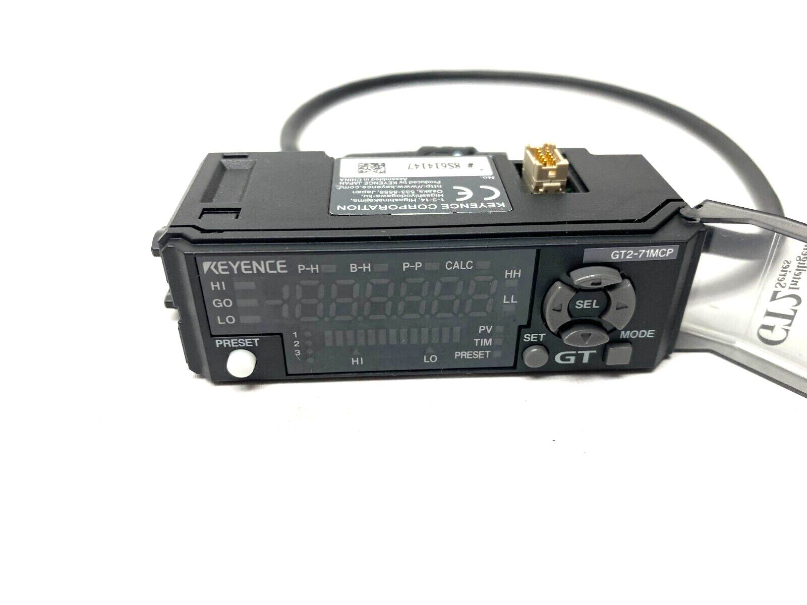 Keyence GT2-71MCP Intelligent Series GT2 Analog Output Amplifier Unit PNP Type - Maverick Industrial Sales