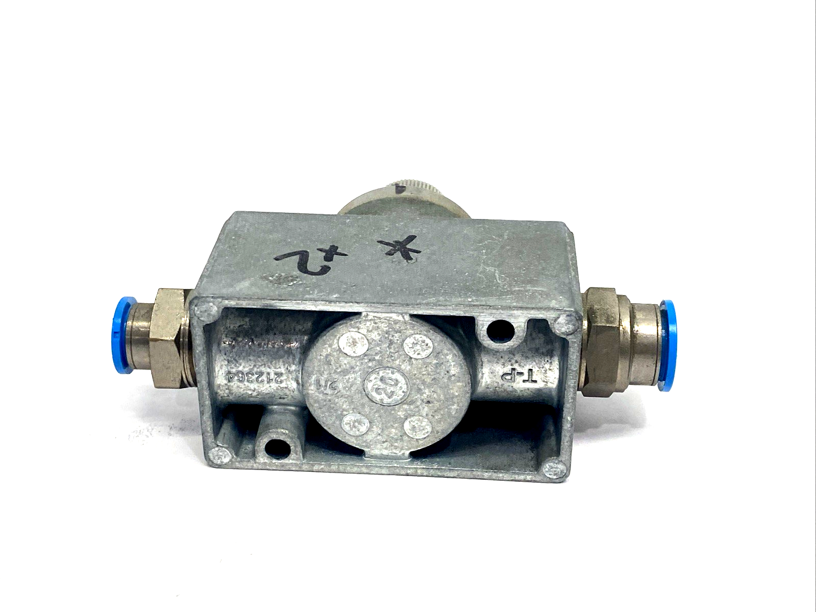 Festo GR-1/2 Pneumatic One-Way Flow Control Valve G 1/2" 3720 - Used - Maverick Industrial Sales