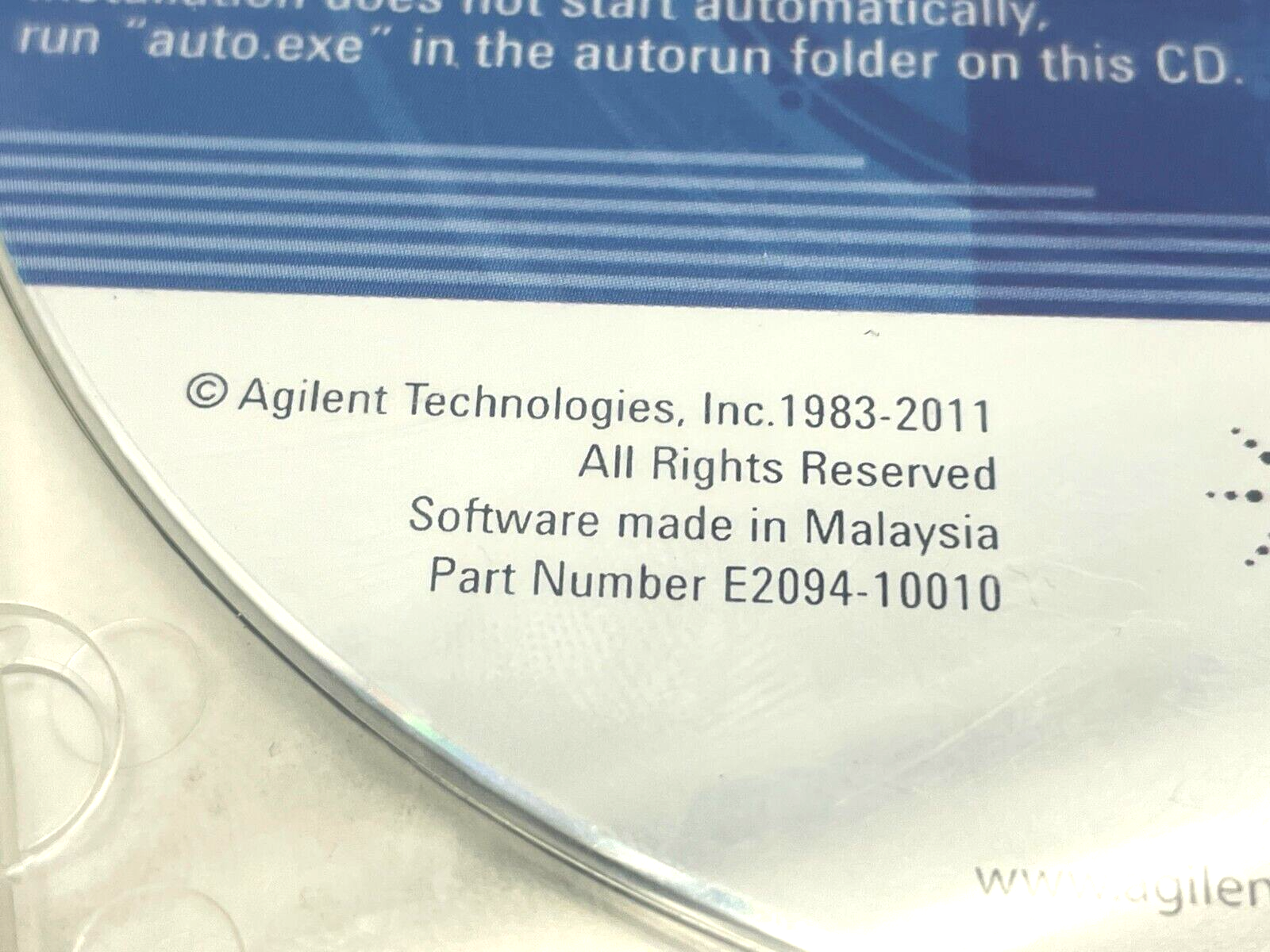 Agilent E2094-10010 Rev. 16.1 Libraries Suite CD ROM E2094-60003 - Maverick Industrial Sales