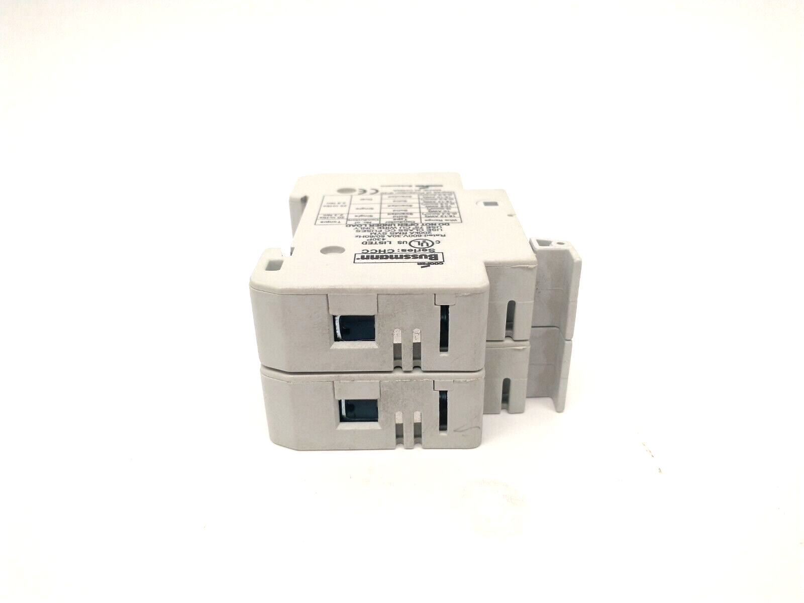 CHCC2DU | Cooper Bussmann Finger-Safe Fuse Holder 2P 600V 30A - Used - Maverick Industrial Sales