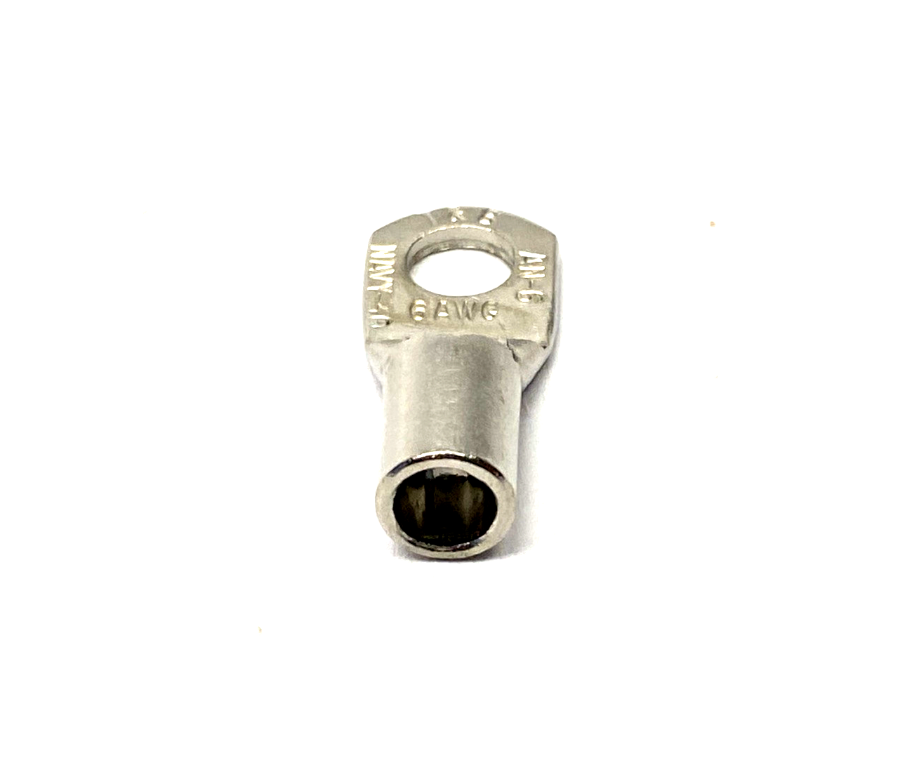 ABB E10711NP Nickel Plate Ring Terminal 6AWG 1/4" Bolt 7TAI029980R0143 10-PK - Maverick Industrial Sales