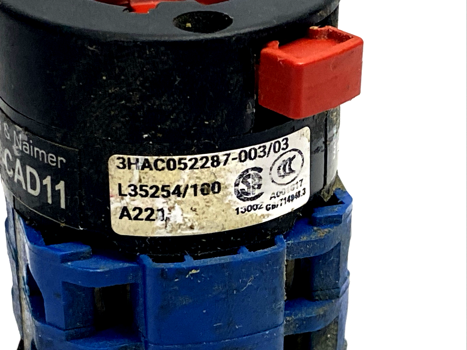 ABB 3HAC052287-003/03 2-Position Cam Switch NO OPERATOR OR KEY - Maverick Industrial Sales