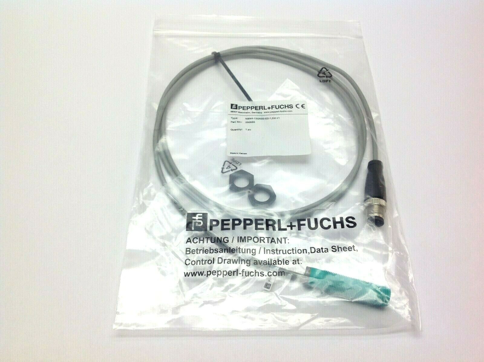 Pepperl + Fuchs NBN4-12GK50-E2-1,5M-V1 Inductive Sensor 230555 - Maverick Industrial Sales