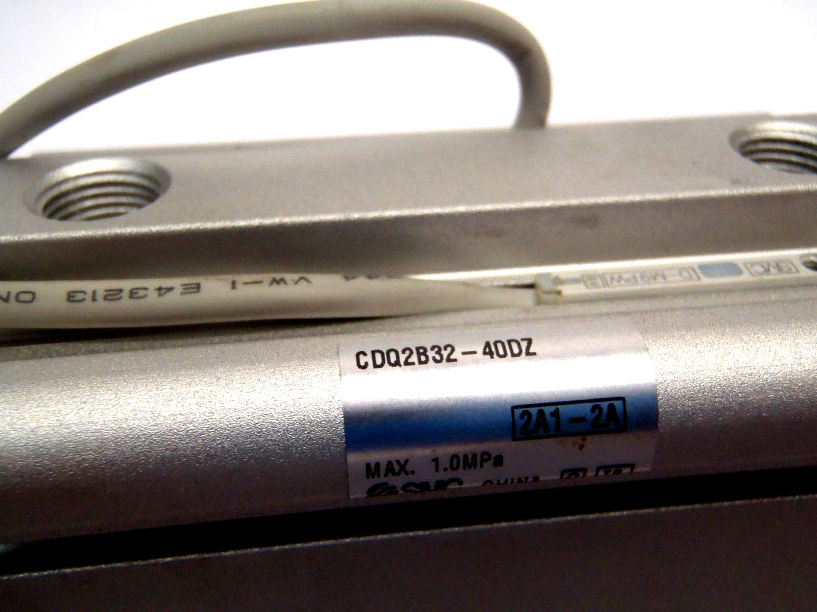 SMC CDQ2B32-40DZ [2A1-2A] [G][TP] Compact Cylinder w/ (2) D-M9PW [SV] Sensor - Maverick Industrial Sales