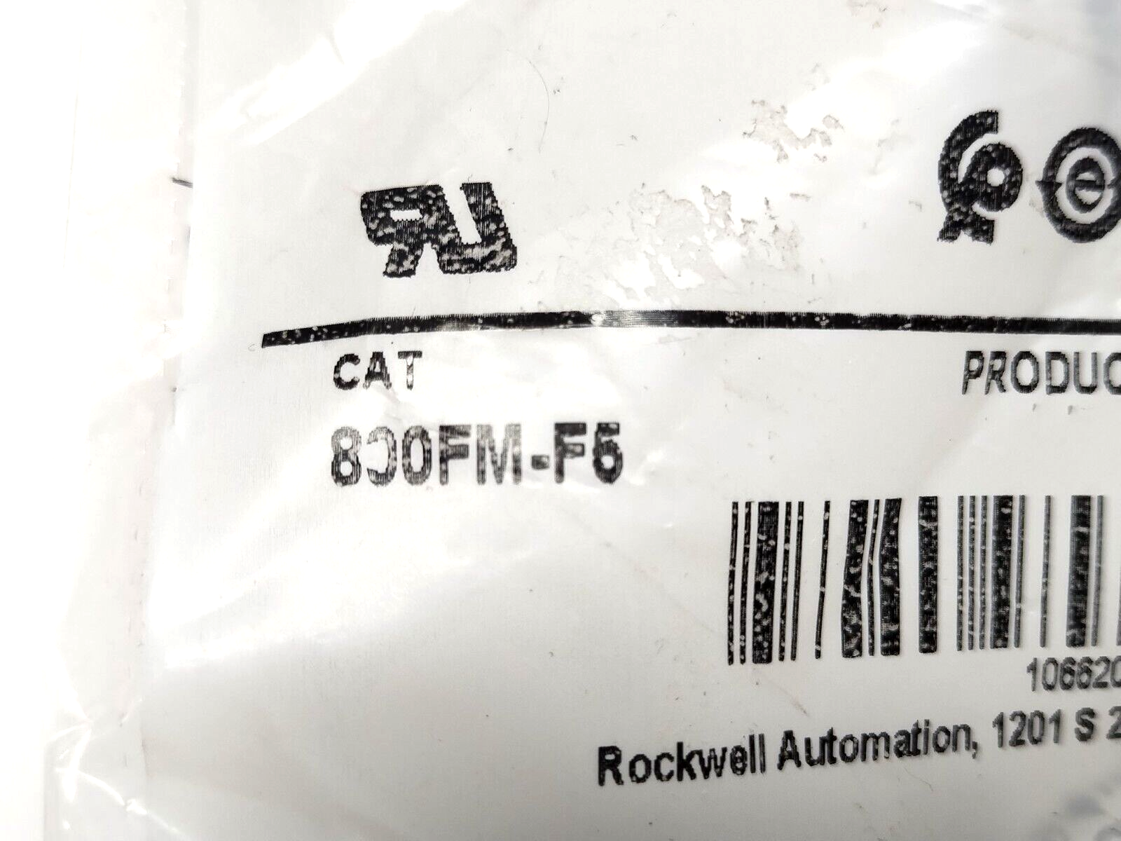Allen Bradley 800FM-F5 Ser. A 22mm Momentary Flush Push Button, Yellow - Maverick Industrial Sales