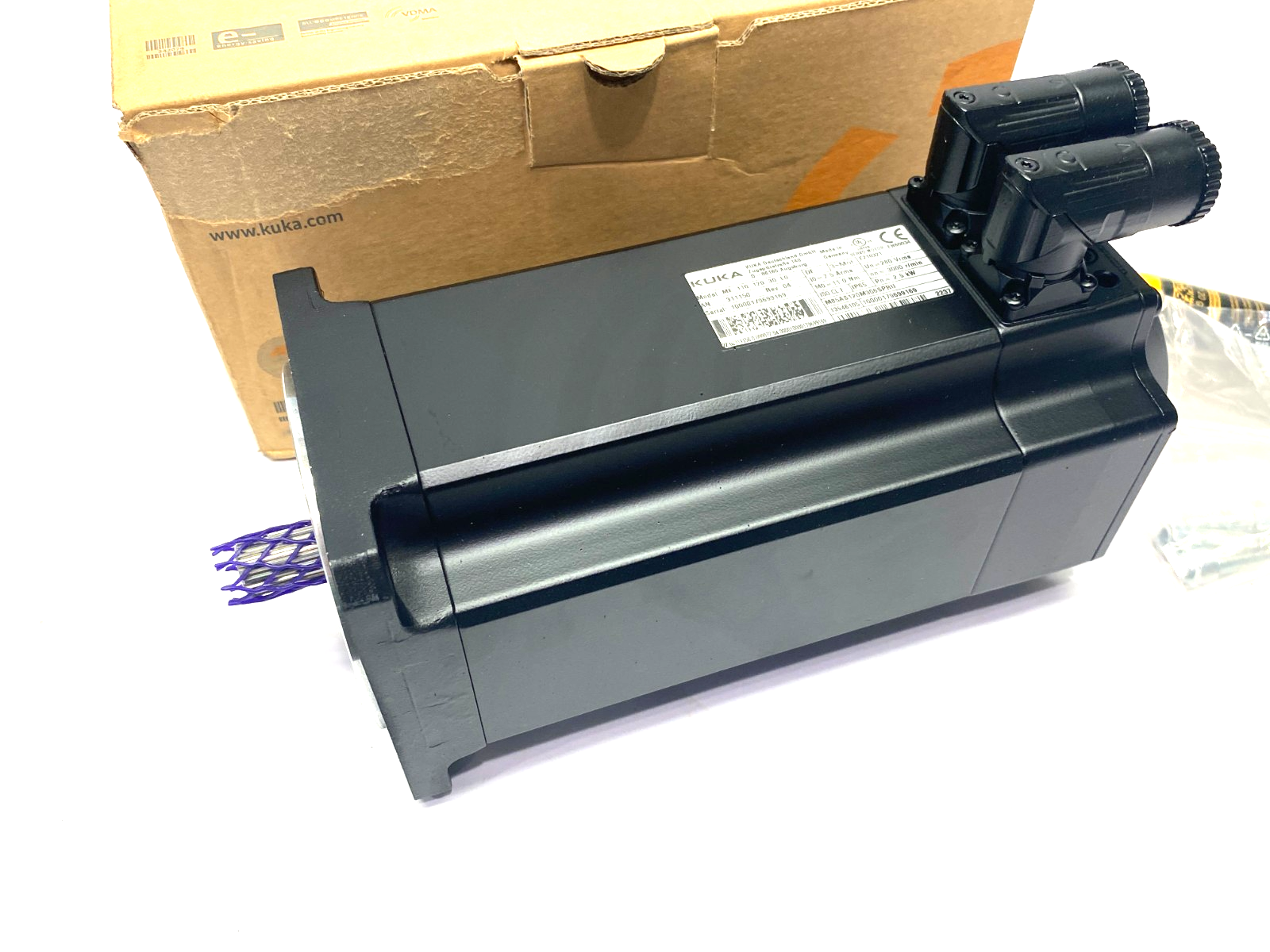 Kuka 00-334-482 EP Servo Motor 2,5kW L0 ME, ME_110_120_30_L0 - Maverick Industrial Sales
