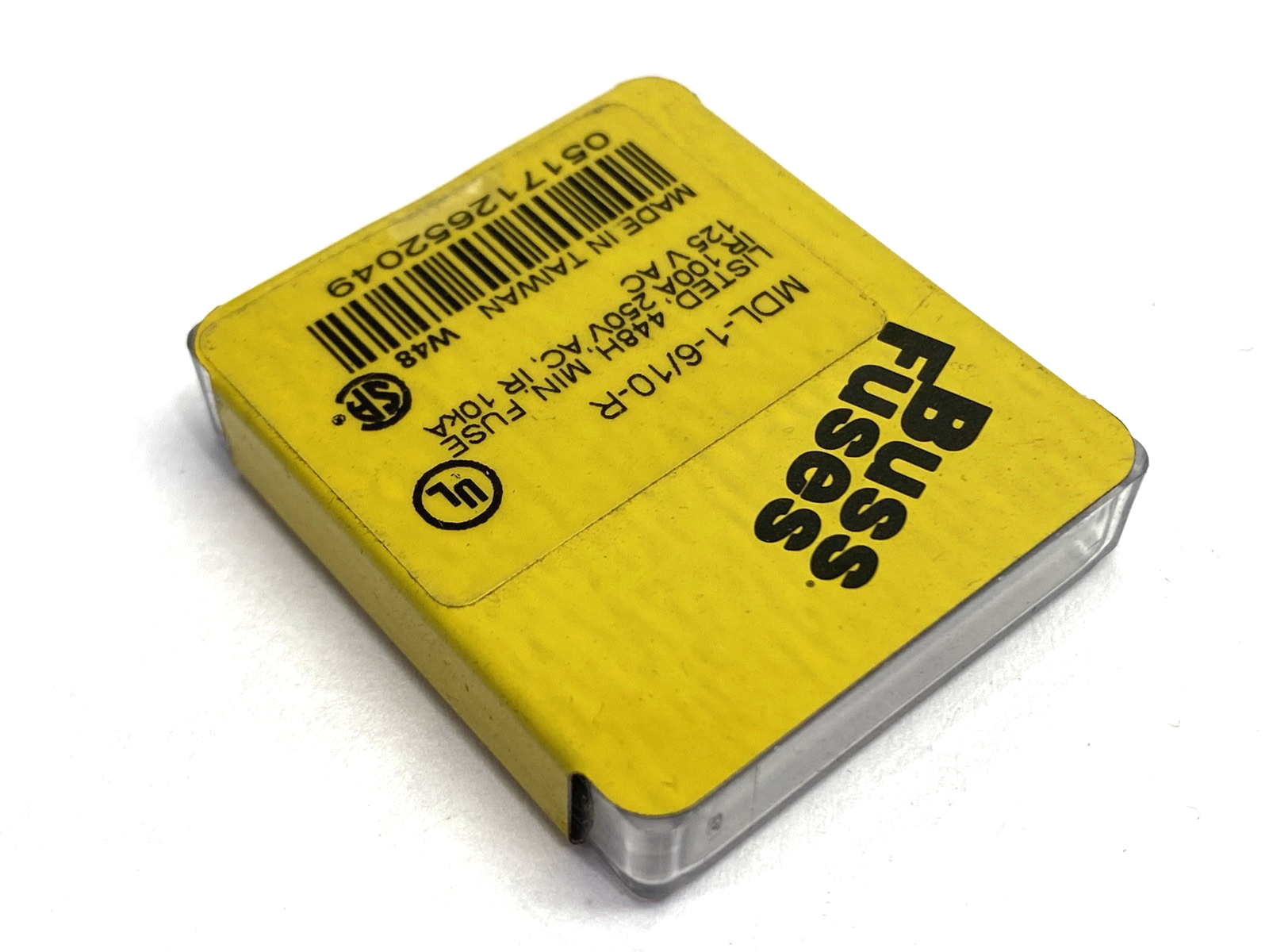 Cooper Bussmann MDL-1-6/10-R Miniature Fuse 1.6A 250VAC PACKAGE OF 5 - Maverick Industrial Sales