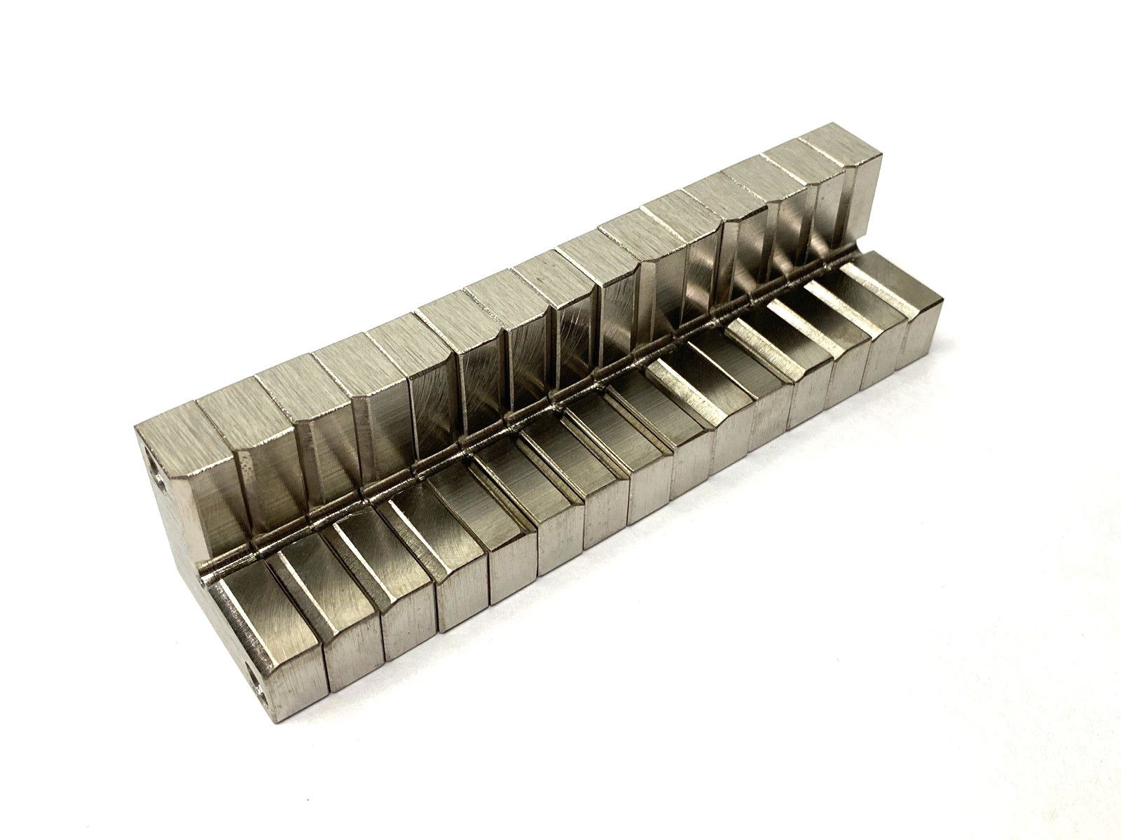 Misumi WGLMC-30-8-12 L-Shaped Guide 30 x 8 x 12mm 1045 Carbon Steel LOT OF 15 - Maverick Industrial Sales