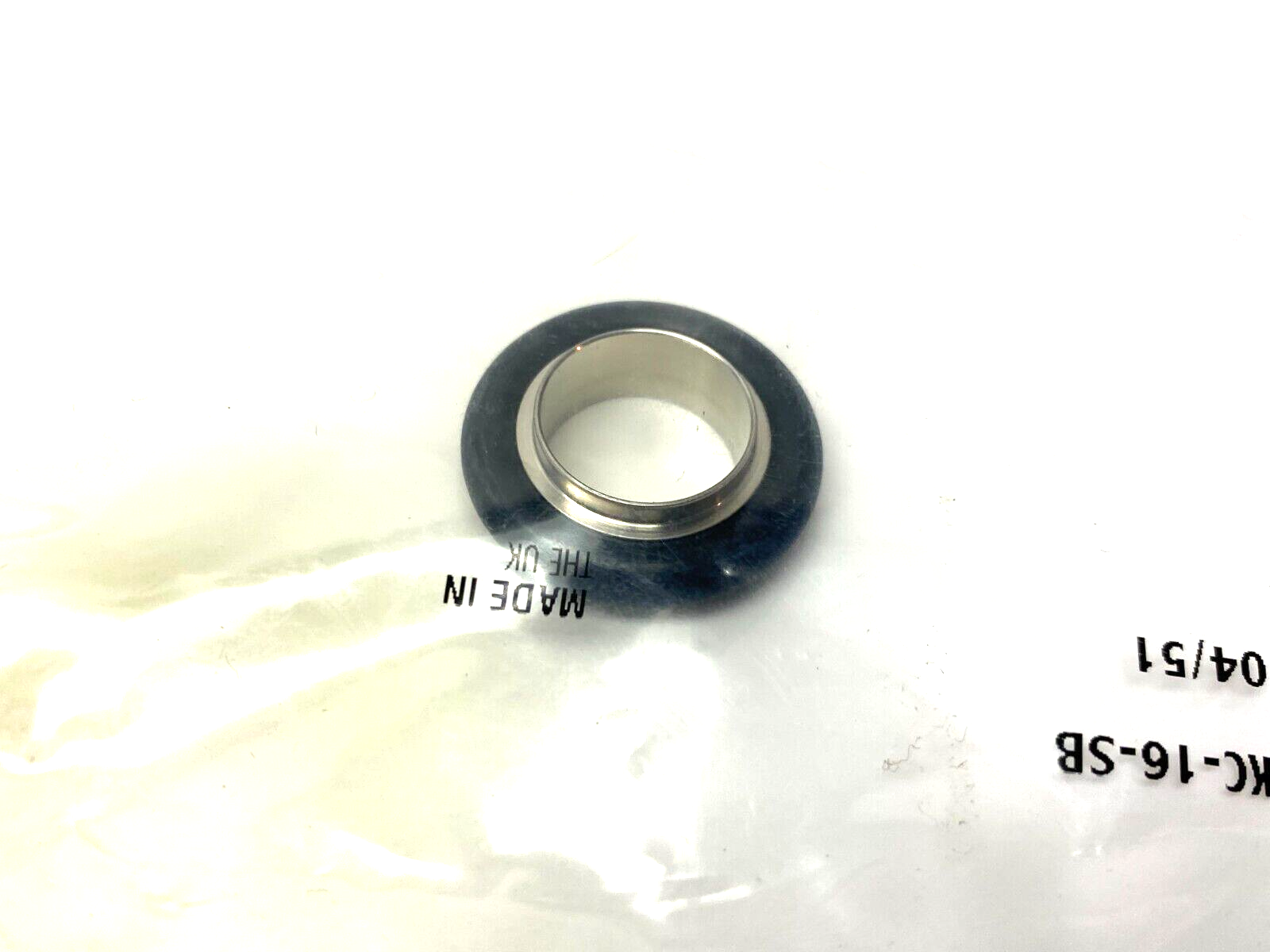 Agilent KC16SB Stainless Steel Buna-N Centering Ring Seal NW16 - Maverick Industrial Sales