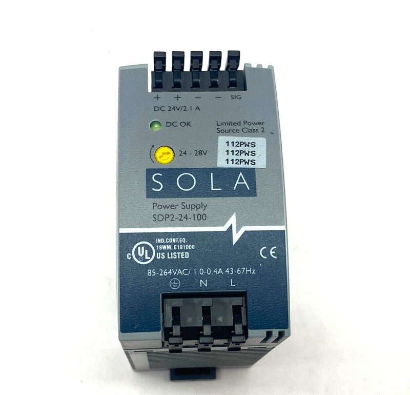 Sola SDP2-24-100 Heavy Duty Power Supply - Maverick Industrial Sales