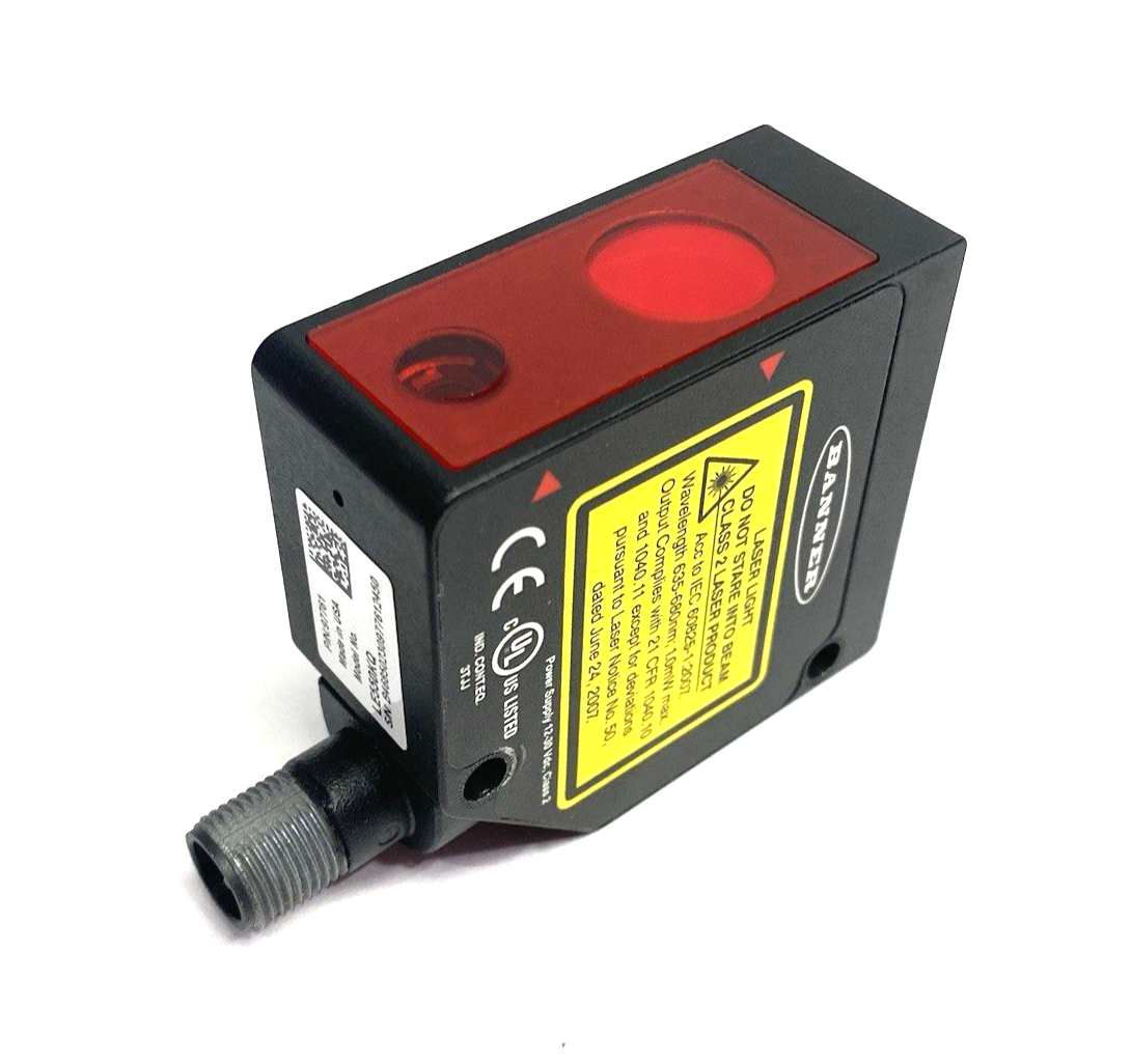 LE550KQ | Banner IO-Link Laser Displacement Sensor; Range: 100-1000 mm 97761 - Used - Maverick Industrial Sales