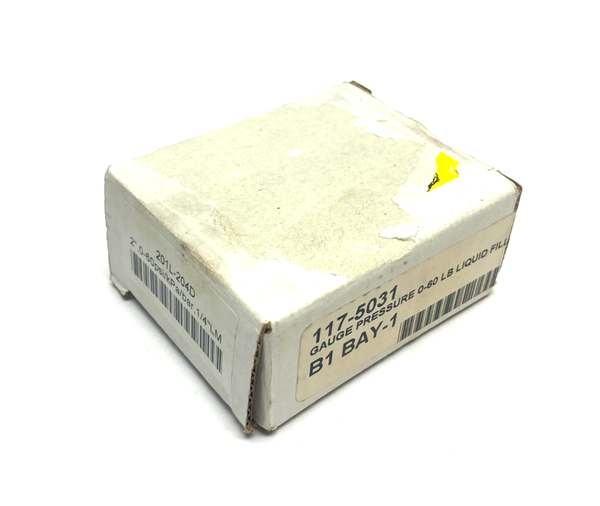 PIC Gauges 201L-204D Liquid Filled Pressure Gauge 2" 0-60psi 1/4" Bottom Port - Maverick Industrial Sales