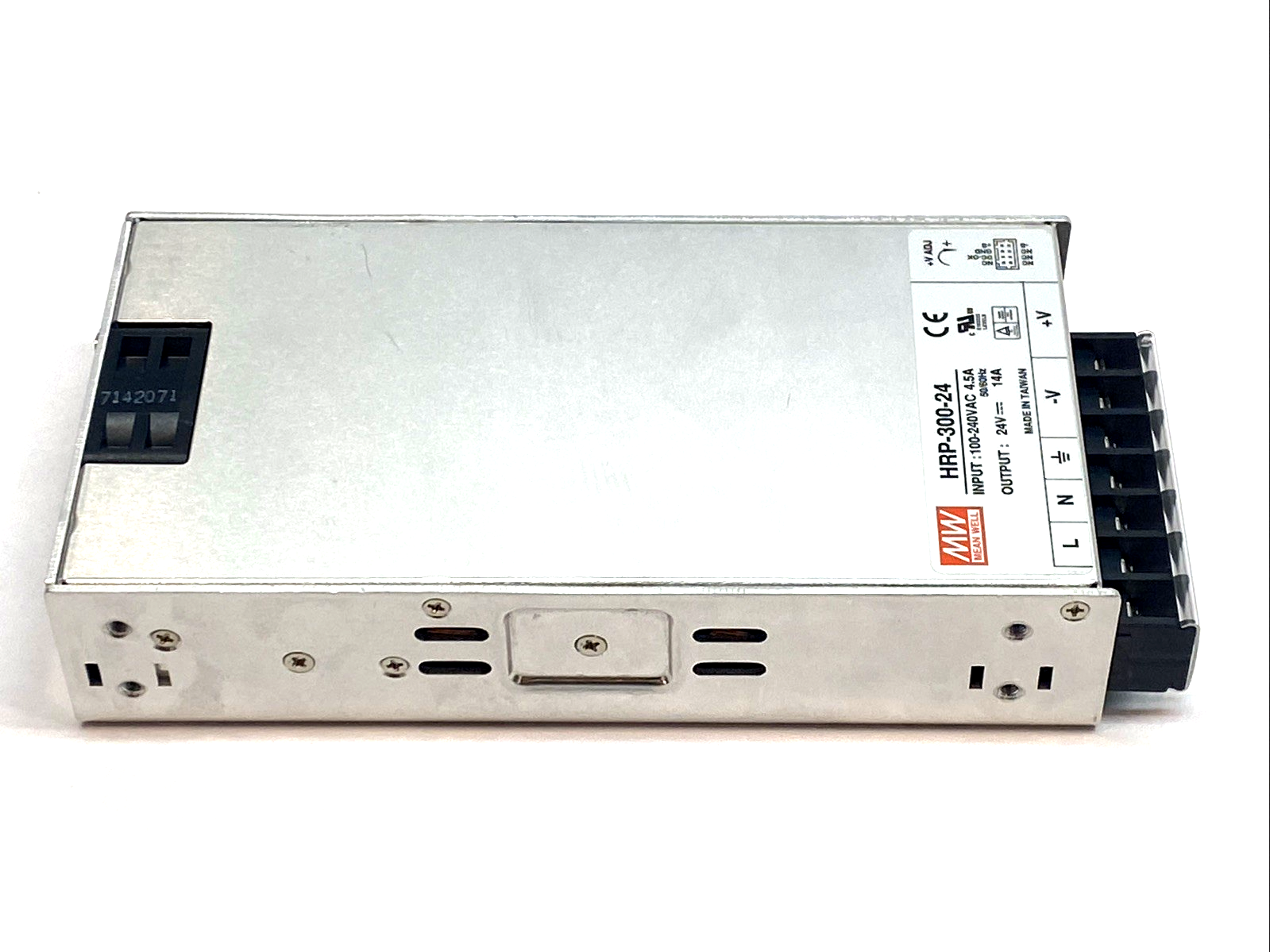 HRP-300-24 | Mean Well Enclosed AC‑DC Power Supply 24V 14A 300W - Used - Maverick Industrial Sales