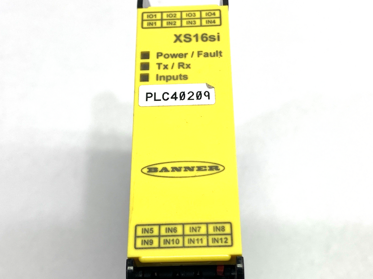 Banner XS16SI Safety Controller Input Module 85069 NO TERMINALS - Maverick Industrial Sales