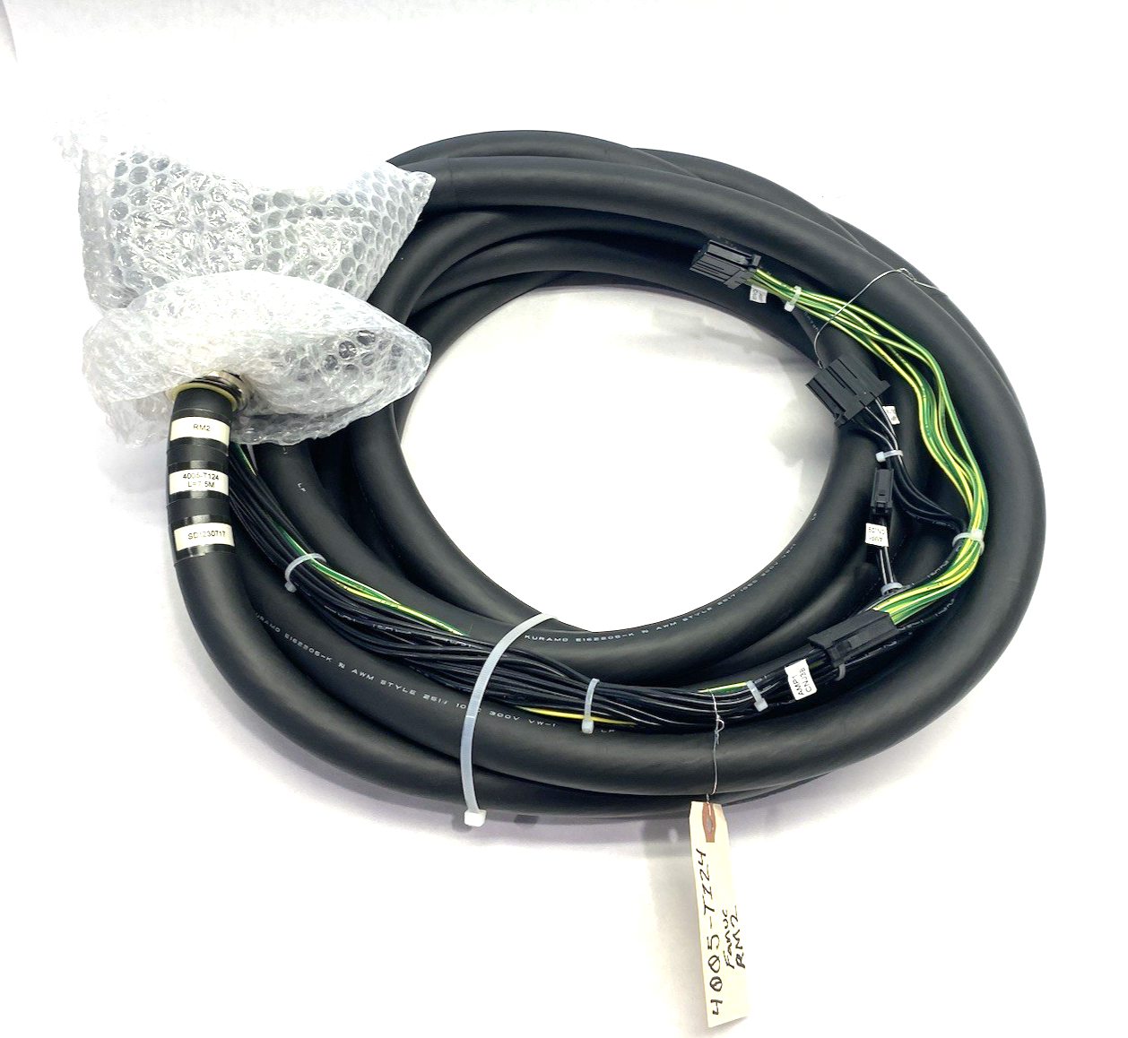 4005-T124 | Fanuc Robot Power Cable Assembly RM2, 7.5m - New - Maverick Industrial Sales