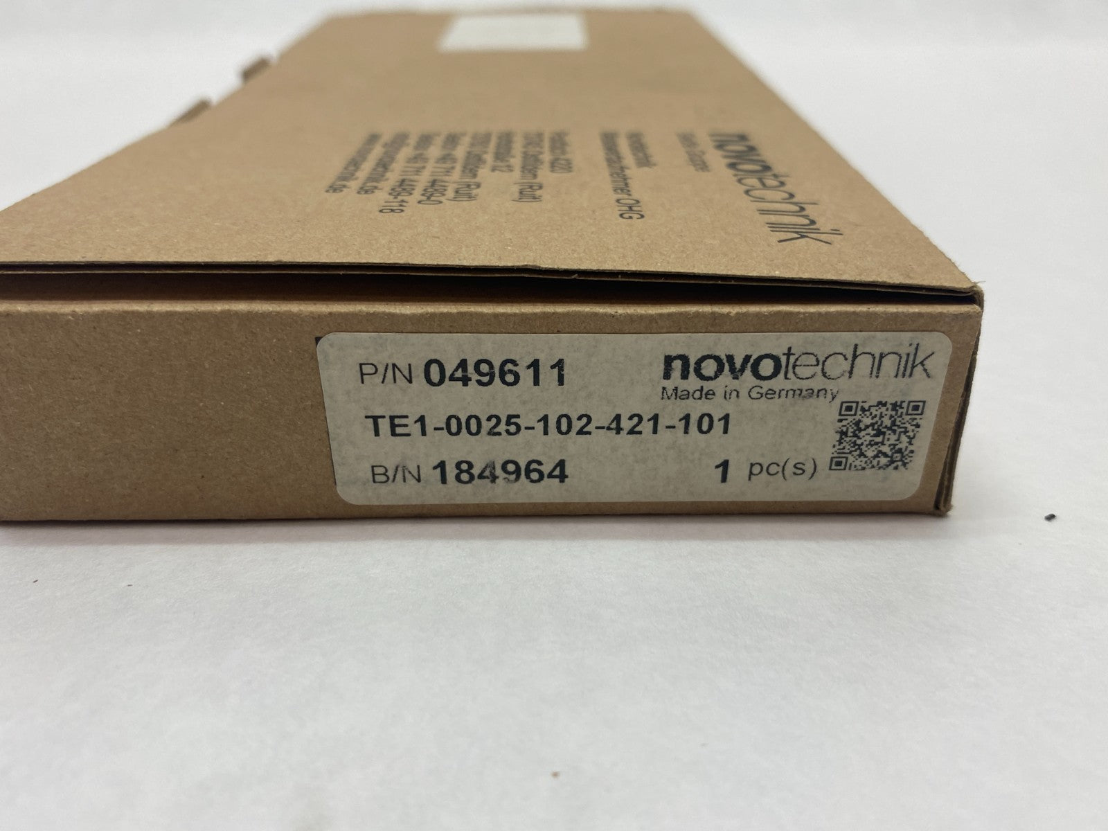 Novotechnik TE1-0025-102-421-101 Linear Position Sensor 049611 - Maverick Industrial Sales