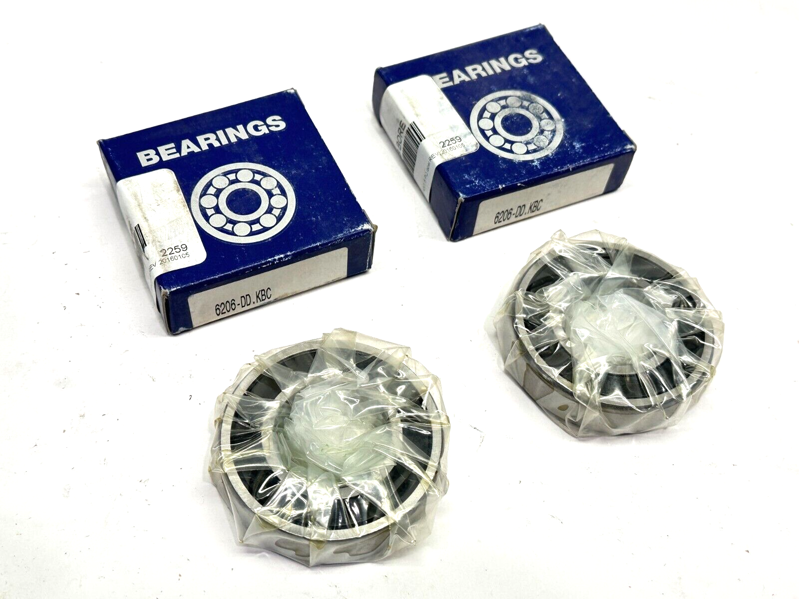 KBC 6206-DD Radial Bearing 3511 LOT OF 2 - Maverick Industrial Sales