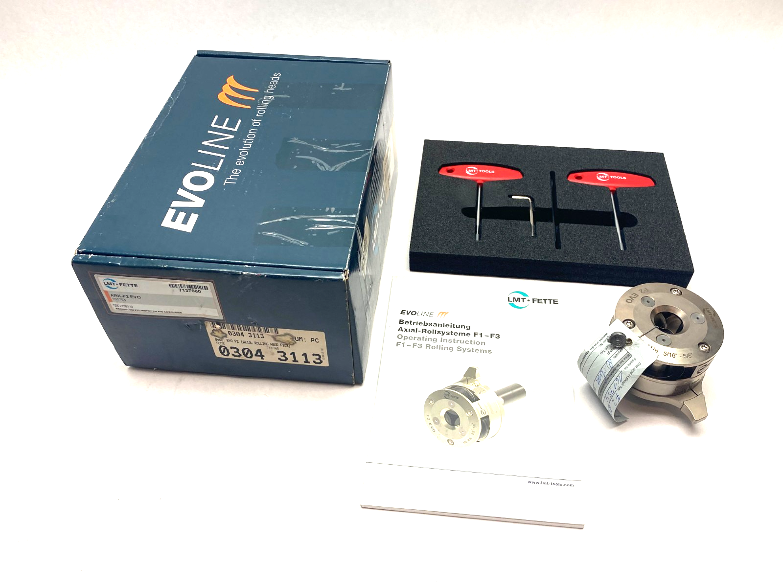 LMT Fette 7137660 EVOline Thread Rolling Axial Die Head ARK-F2 EVO - Maverick Industrial Sales