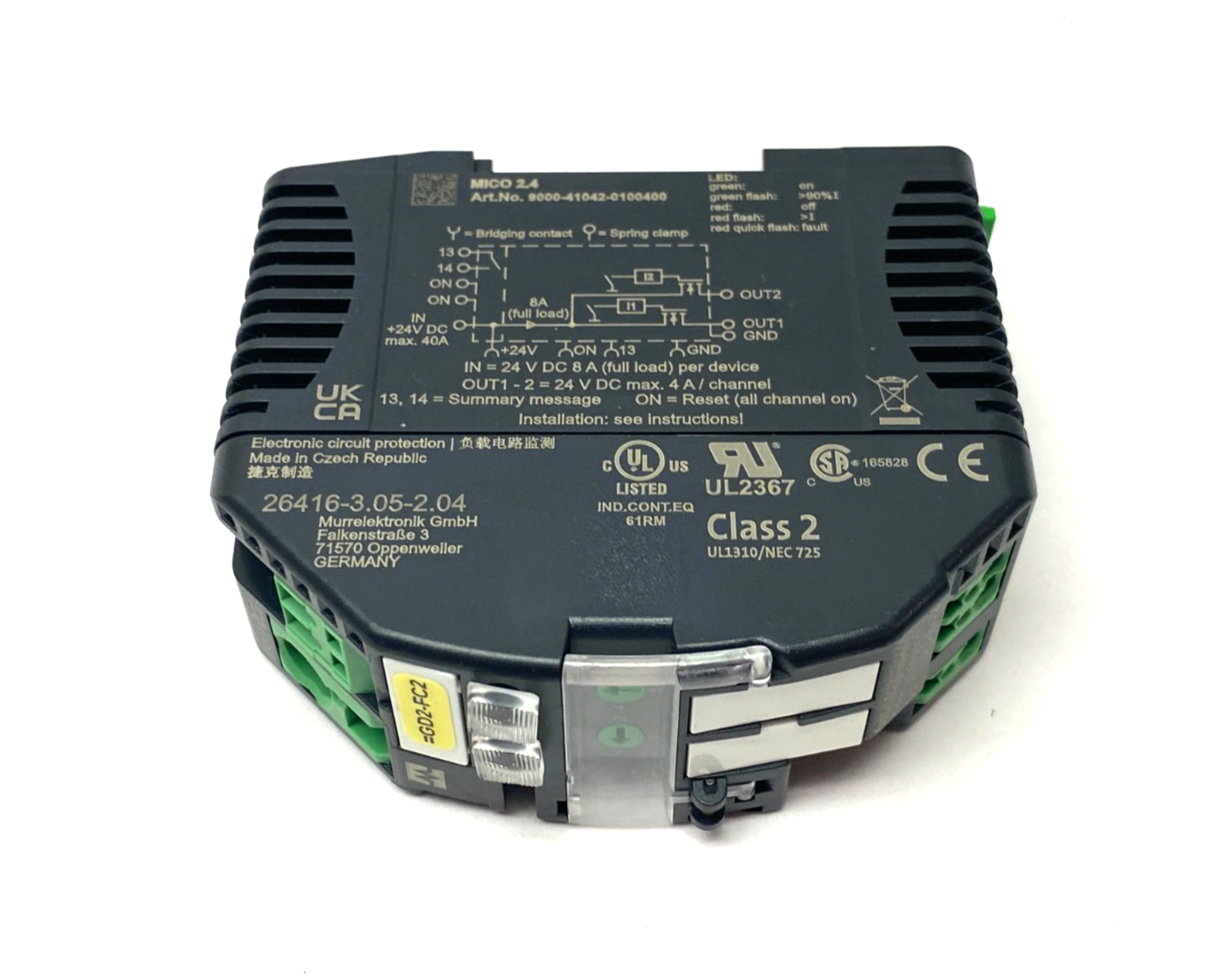 Murrelektronik 9000-41042-0100400 MICO Electronic Circuit Protection 2-Channel - Maverick Industrial Sales