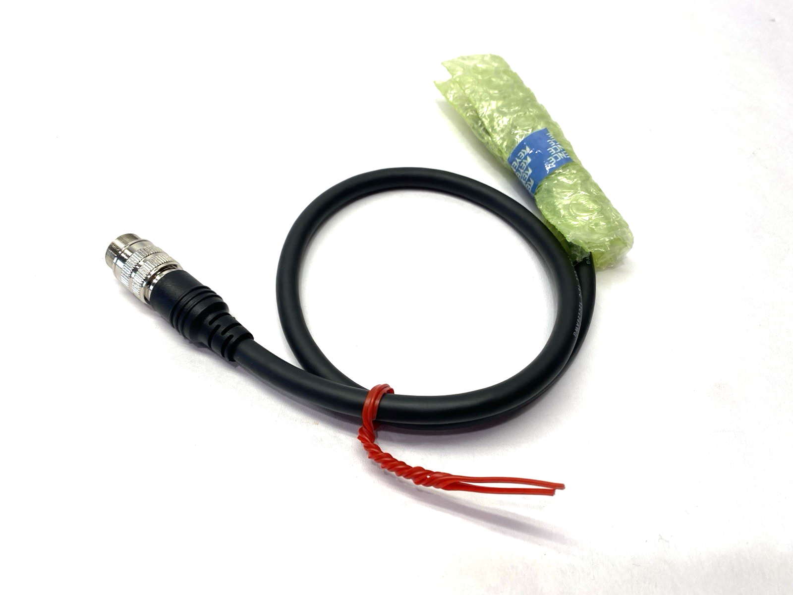 Keyence 1603HAH003 Double-Ended Connector Cable M14 12-Pin F Connectors M/F .5m - Maverick Industrial Sales