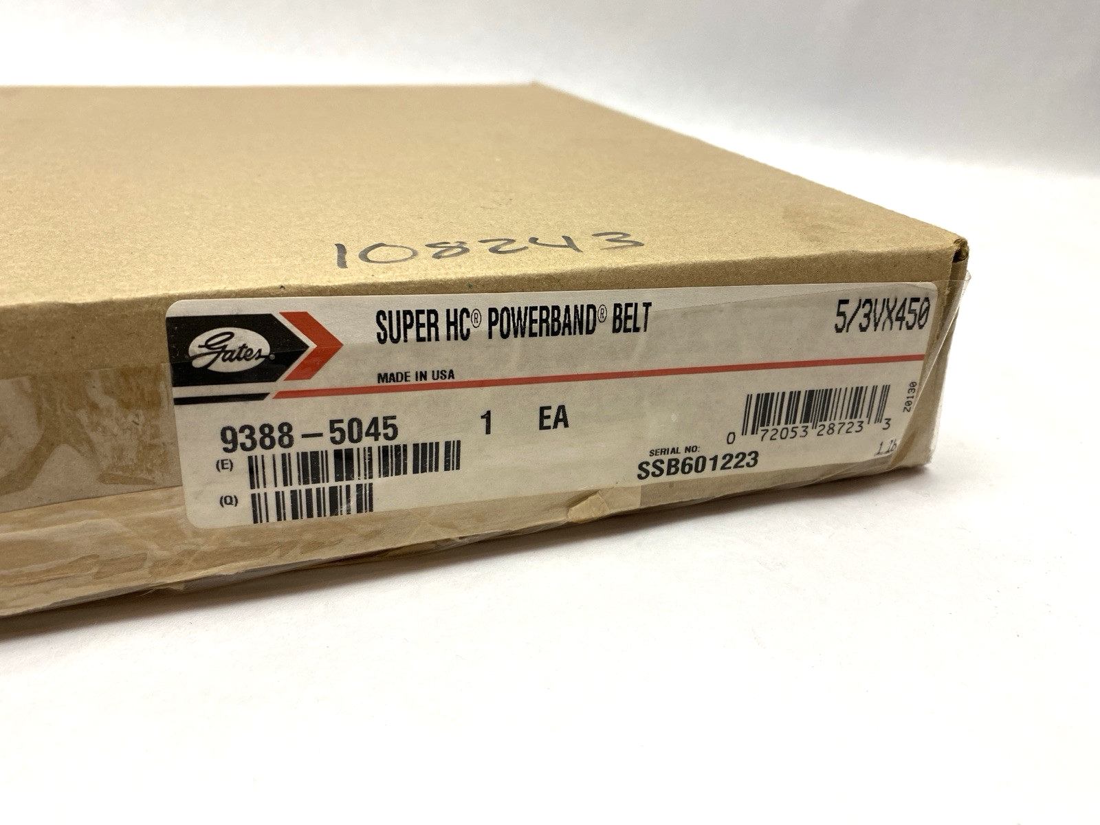 Gates 9388-5045 Super HC Powerband Belt 5/3VX450 0720532872333 - Maverick Industrial Sales