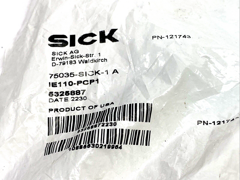 SICK IE110-PCPI Corner Pulley IE110-PCP1, 5325887 - Maverick Industrial Sales