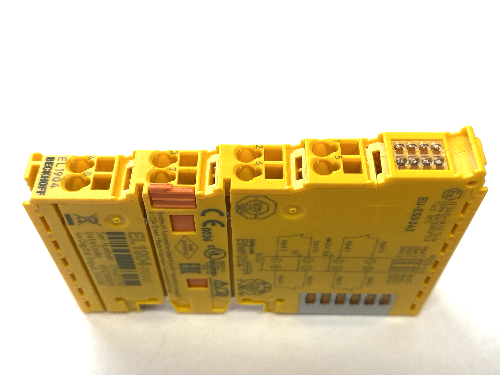 EL1904 | Beckhoff TwinSAFE EtherCAT 4-Channel Digital Input Terminal, 24VDC - Used - Maverick Industrial Sales