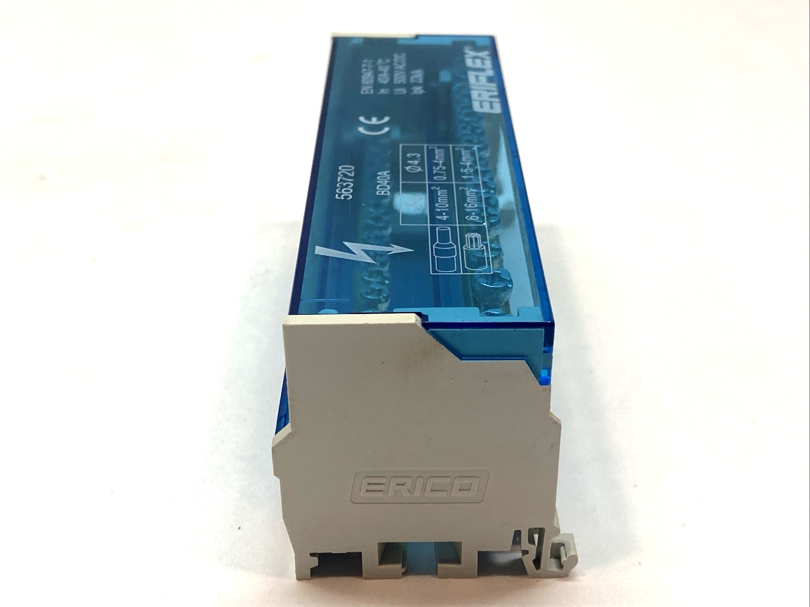 563720 | nVent ERIFLEX BD-40A Two Pole Distribution Block 40A 500V - Used - Maverick Industrial Sales