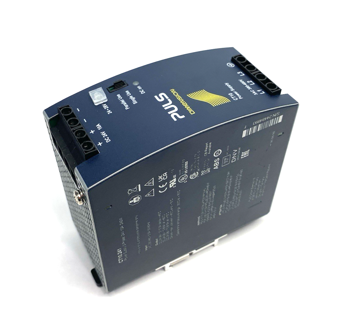 CT10.241 | Puls Dimension Power Supply 3-Phase, 24V, 10A, 240W - Used - Maverick Industrial Sales