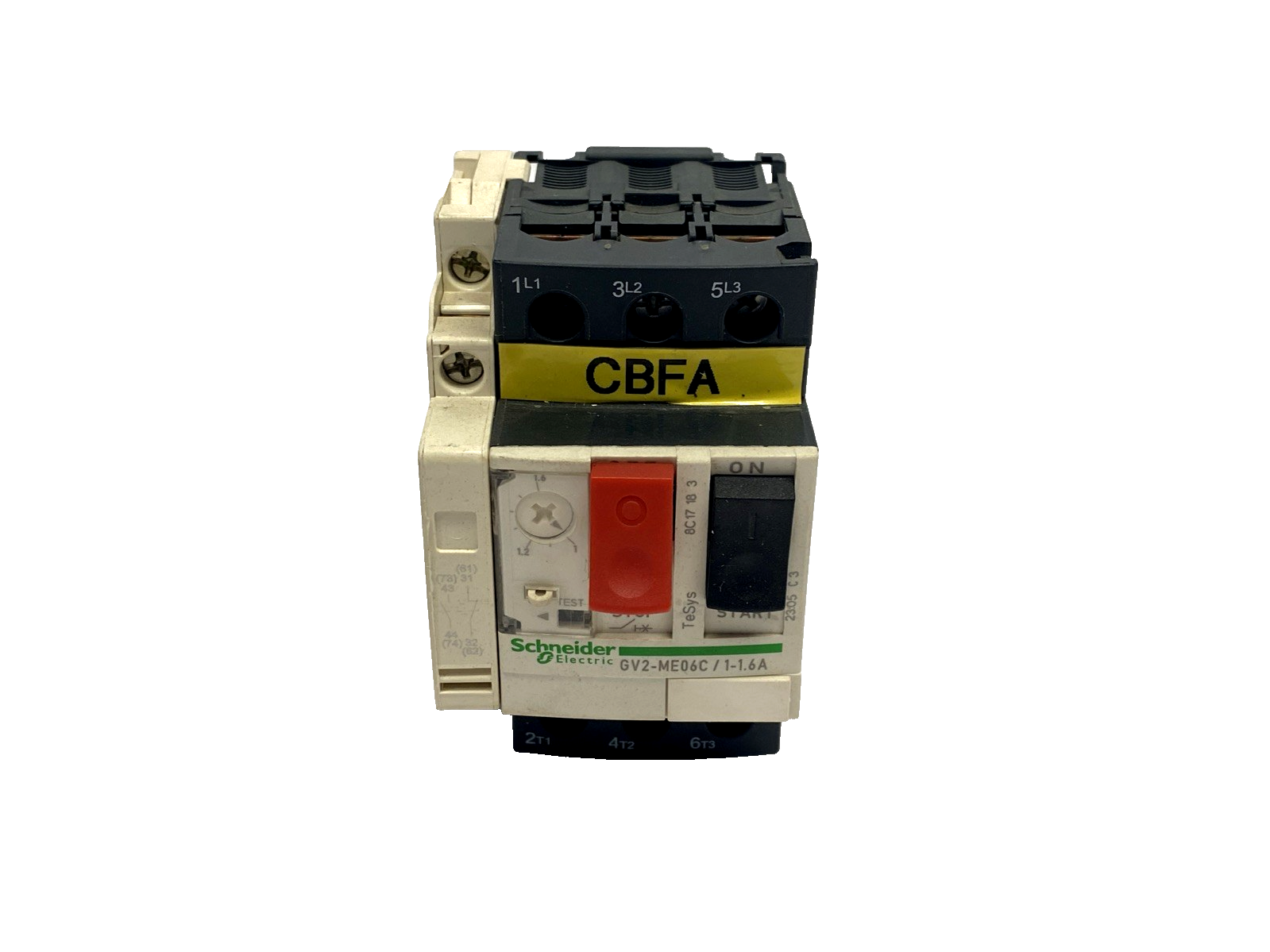 GV2-ME06 C | Schneider Electric GV2-ME06C/1-1.6A Manual Starter Protector 1-1.6A - Used - Maverick Industrial Sales