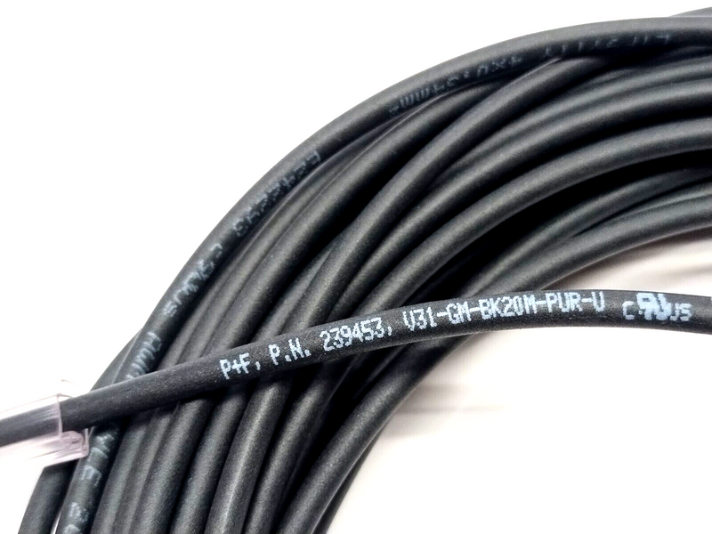 Pepperl+Fuchs V31-GM-BK20M-PUR-U Female Cordset M8 4-Pin To Leads 20m, 239453 - Maverick Industrial Sales