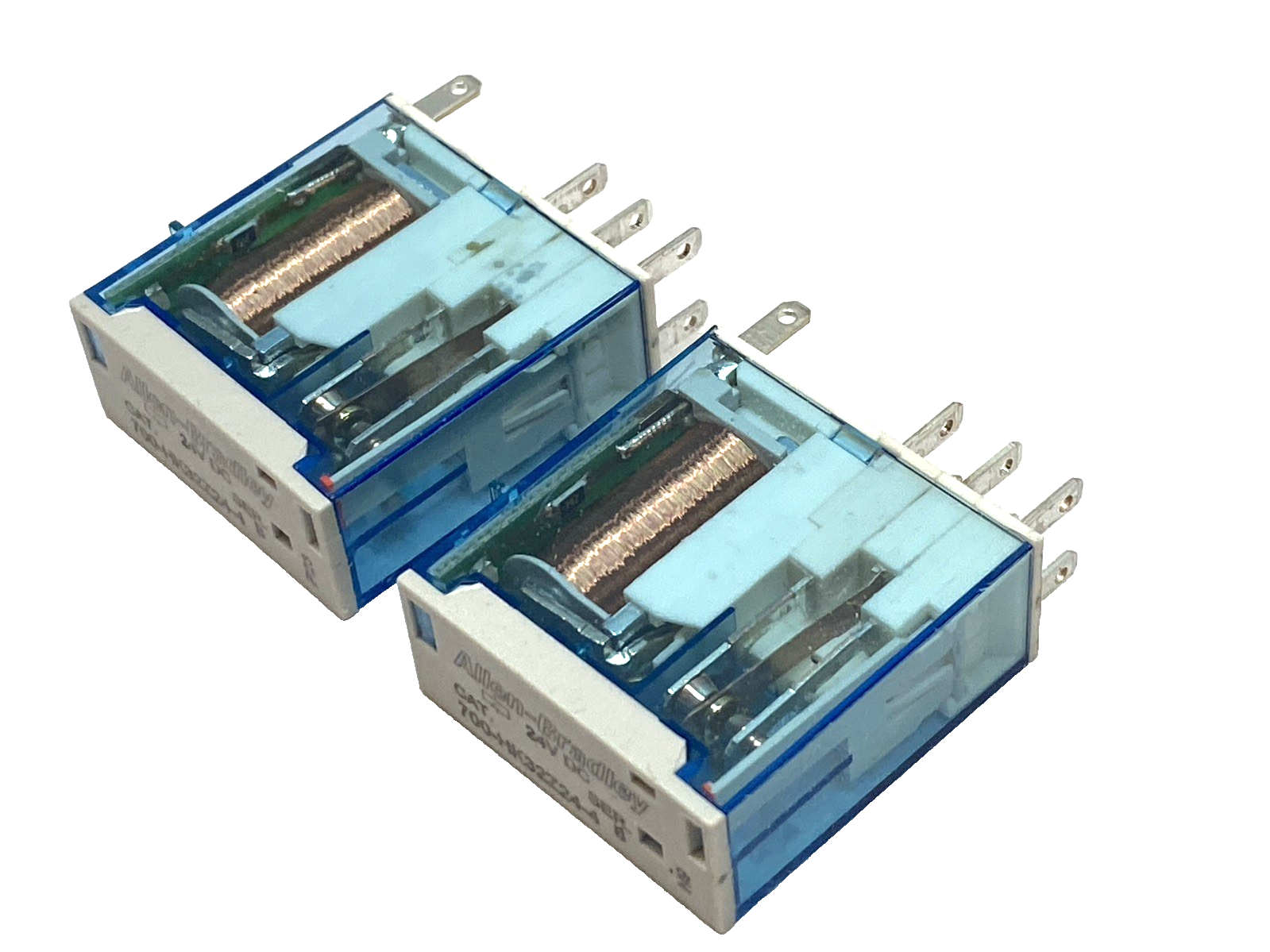 Allen‑Bradley 700-HK32Z24-4 Slim Line Relay 8A 24VDC SER. B LOT OF 2 - Maverick Industrial Sales