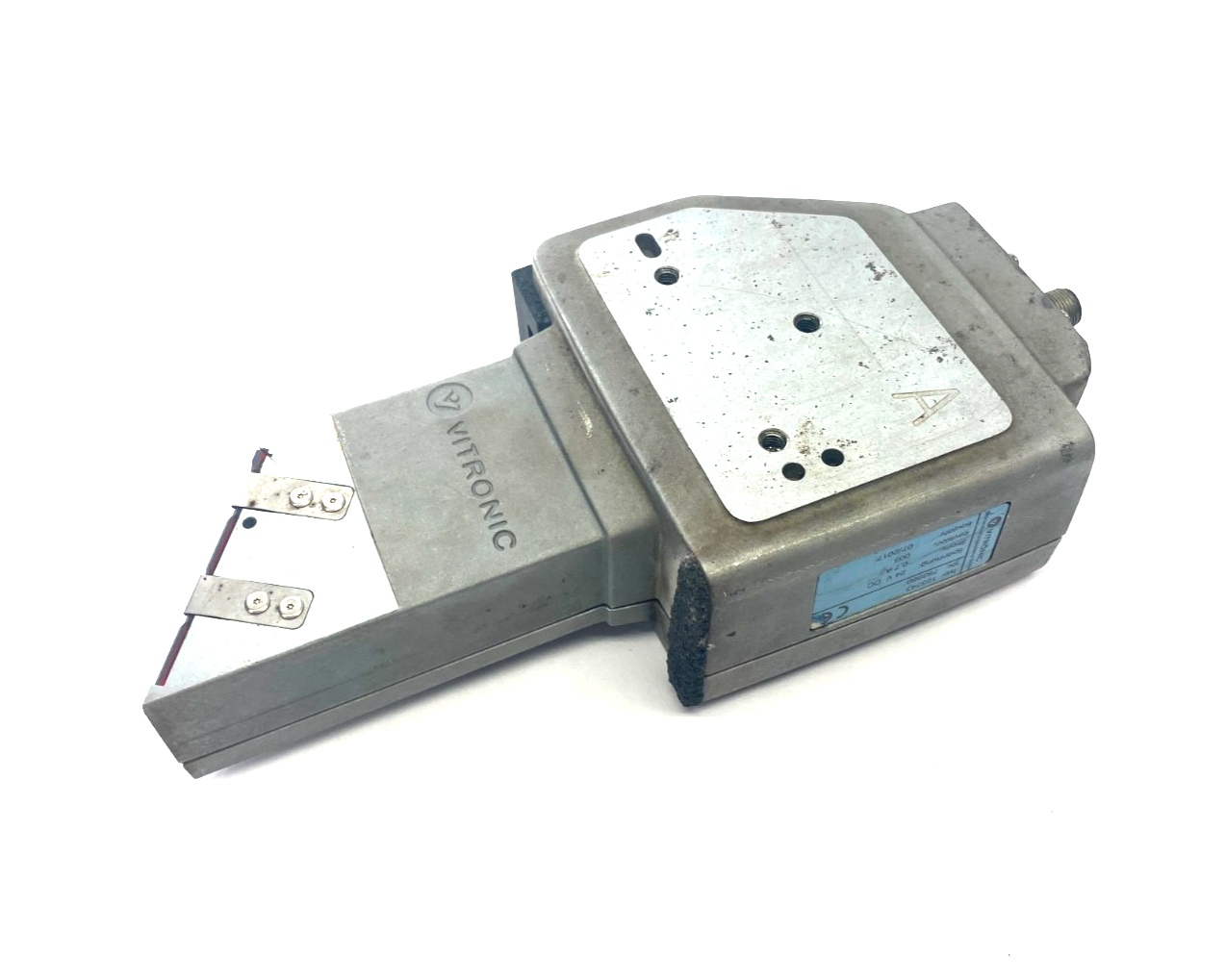 Vitronic 123743 Laser Head Unit 24VDC 0,7A Rev. 005 BROKEN PINS ON CONNECTOR - Maverick Industrial Sales